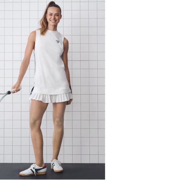 Anthropologie Gola x Anthropologie Sun's Out Mini Dress size XL new nwt ivory - Picture 1 of 5